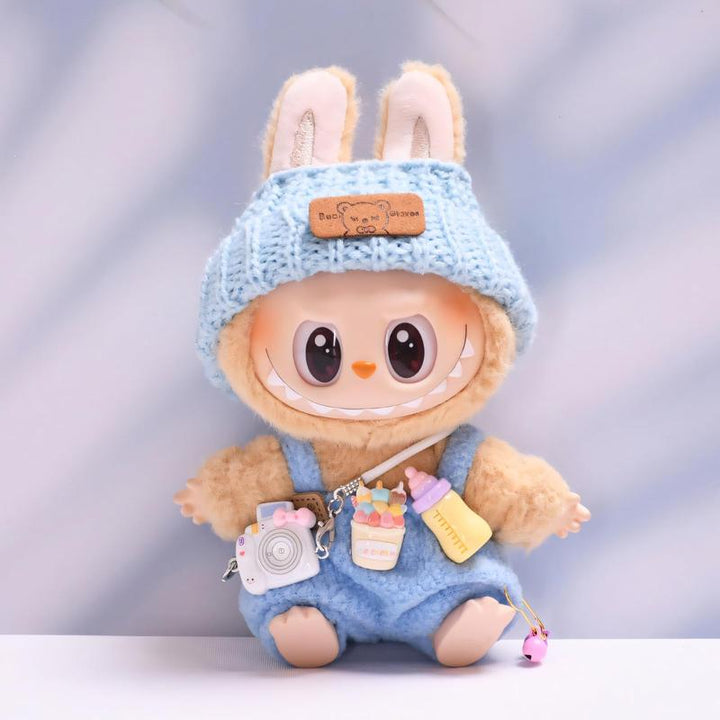 Clothes for Labubu - Exquisite Labubu Accessories, Labubu Clothes Set Suitable for 17 Cm Labubu Doll Pralena