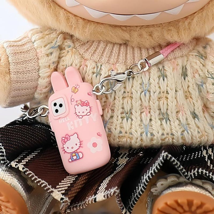 Labubu Clothes Doll Accessories, Labubu Outfit Suit Set 5 Pieces Suitable for 6.7 inch Doll Labubu Dress-up Replacement(No Doll) Pralena