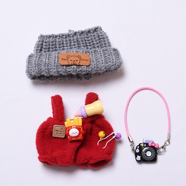 Clothes for Labubu - Exquisite Labubu Accessories, Labubu Clothes Set Suitable for 17 Cm Labubu Doll Pralena