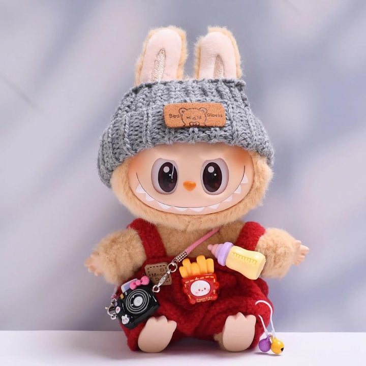 Clothes for Labubu - Exquisite Labubu Accessories, Labubu Clothes Set Suitable for 17 Cm Labubu Doll Pralena