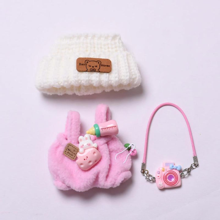 Clothes for Labubu - Exquisite Labubu Accessories, Labubu Clothes Set Suitable for 17 Cm Labubu Doll Pralena
