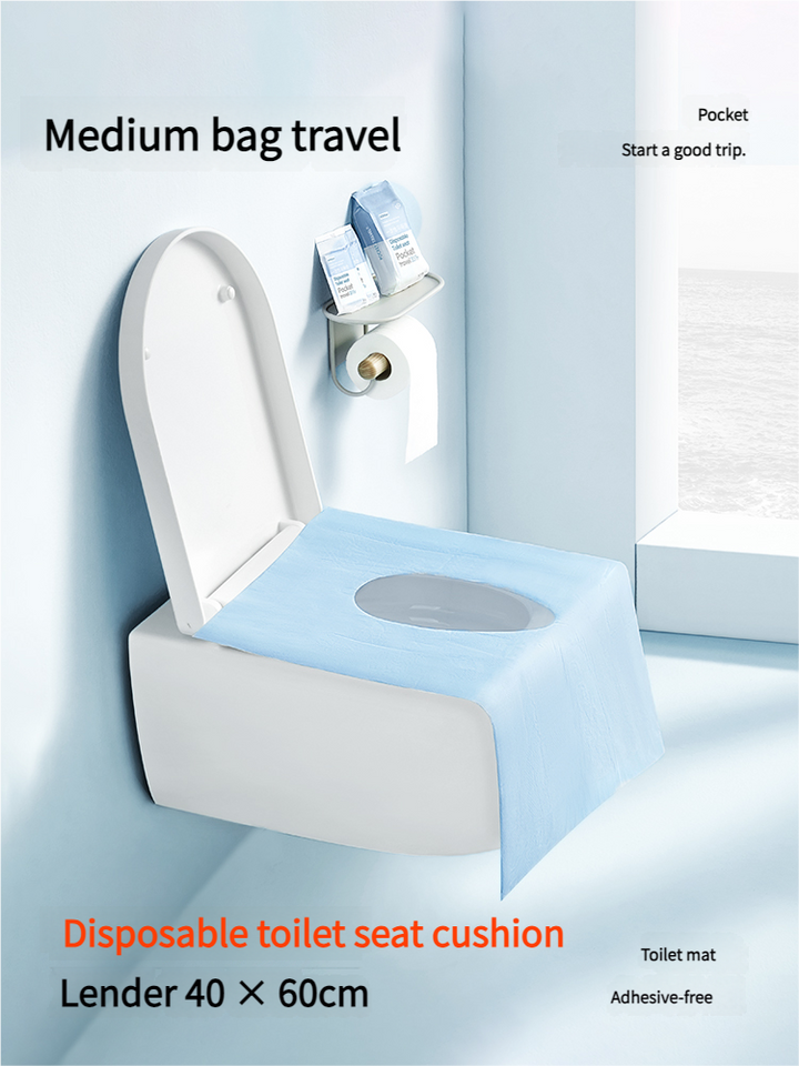 High-End Portable Toilet Seat Covers 30 Sheets Per Box, Comfortable Travel Hygiene Solution, Durable and Easy to Use Bathroom Accessories Pralena