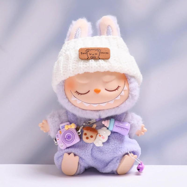 Clothes for Labubu - Exquisite Labubu Accessories, Labubu Clothes Set Suitable for 17 Cm Labubu Doll Pralena