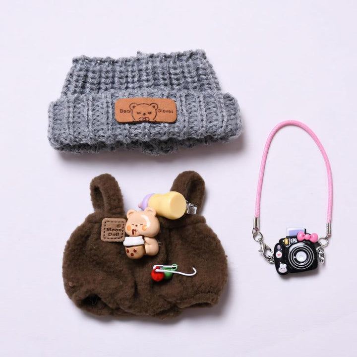 Clothes for Labubu - Exquisite Labubu Accessories, Labubu Clothes Set Suitable for 17 Cm Labubu Doll Pralena