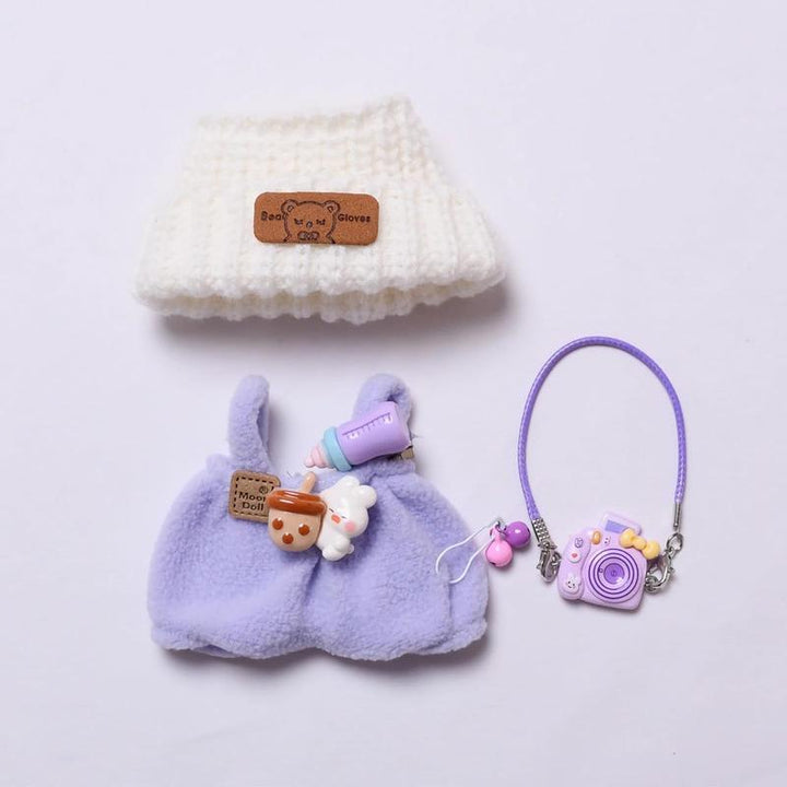 Clothes for Labubu - Exquisite Labubu Accessories, Labubu Clothes Set Suitable for 17 Cm Labubu Doll Pralena