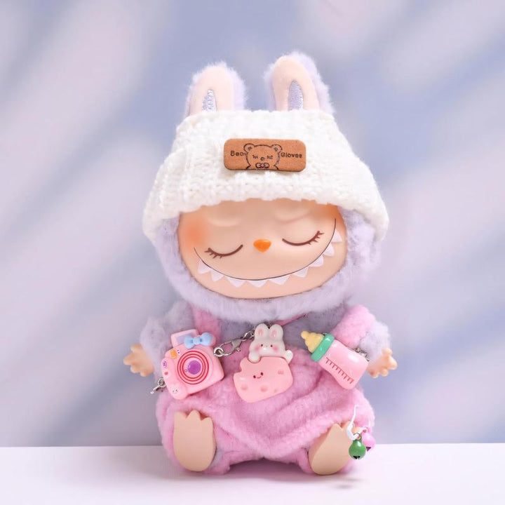 Clothes for Labubu - Exquisite Labubu Accessories, Labubu Clothes Set Suitable for 17 Cm Labubu Doll Pralena