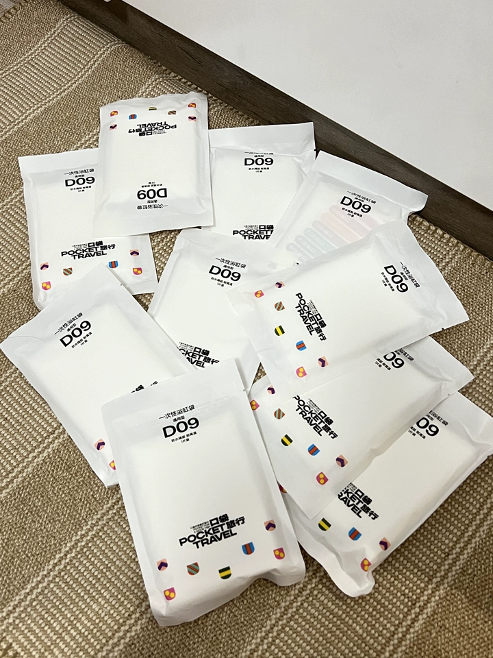 High-End Bathtub Bags Set of 10, Durable and Stylish Bath Accessories, Perfect for Spa Experience at Home, Easy Installation Pralena