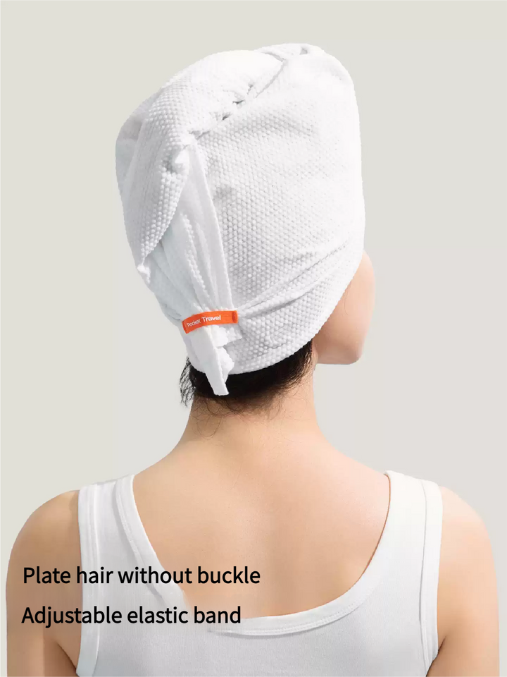 High-End Hair Drying Caps Set of 5, Comfortable Head Cover for Quick Dry, Ideal for Home Use & Travel, Stylish Design Pralena