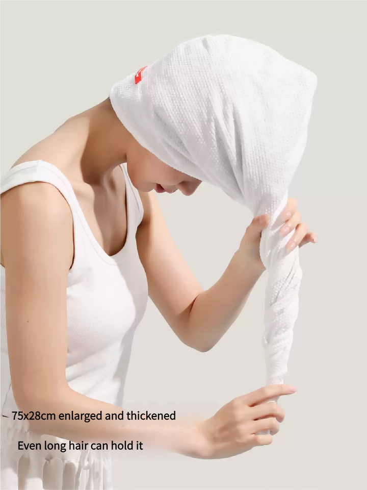 High-End Hair Drying Caps Set of 5, Comfortable Head Cover for Quick Dry, Ideal for Home Use & Travel, Stylish Design Pralena